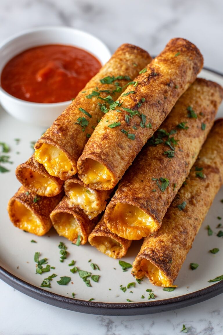 Baked Chicken Taquitos with Crispy Shells Recipe
