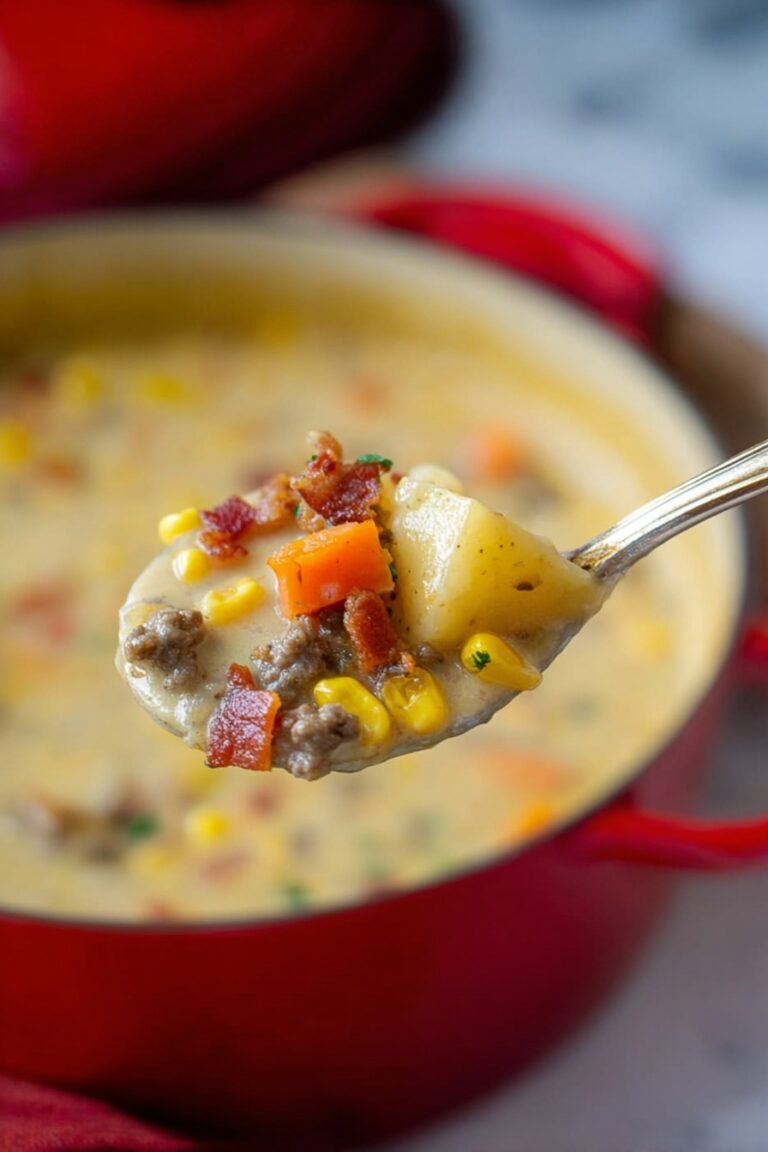 Cowboy Soup with Velveeta and Beef Recipe