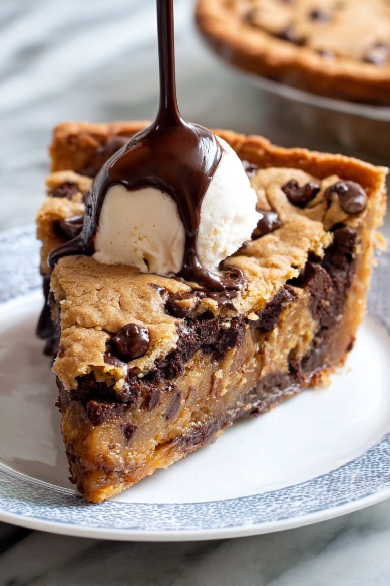 Chocolate Chip Bean Cookie Pie Recipe
