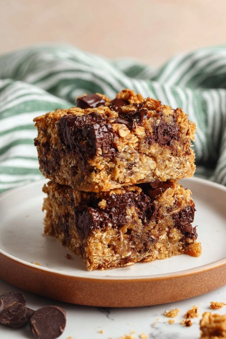 Quick Banana Peanut Butter Bars Recipe