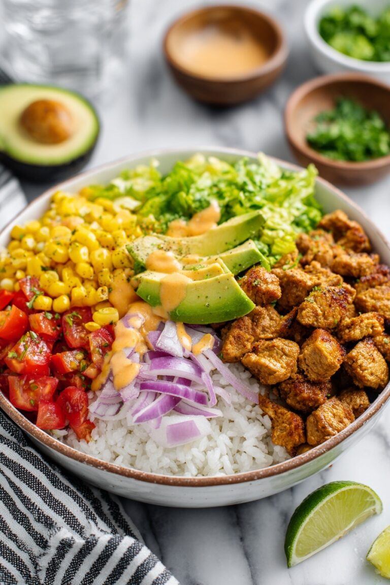 Street Corn Chicken Rice Bowl Recipe