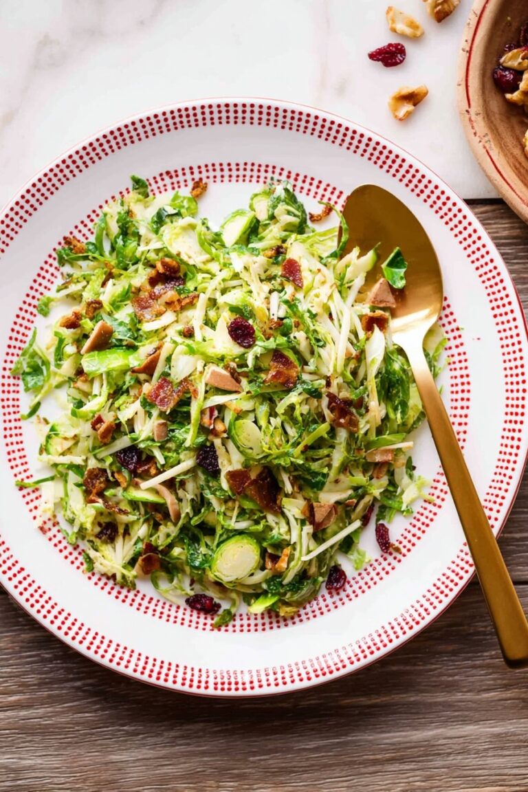 Brussels Sprout Kale Apple Salad Recipe