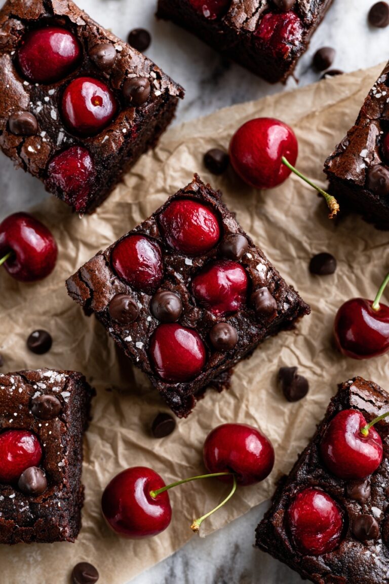 Chocolate Cherry Brownies Recipe