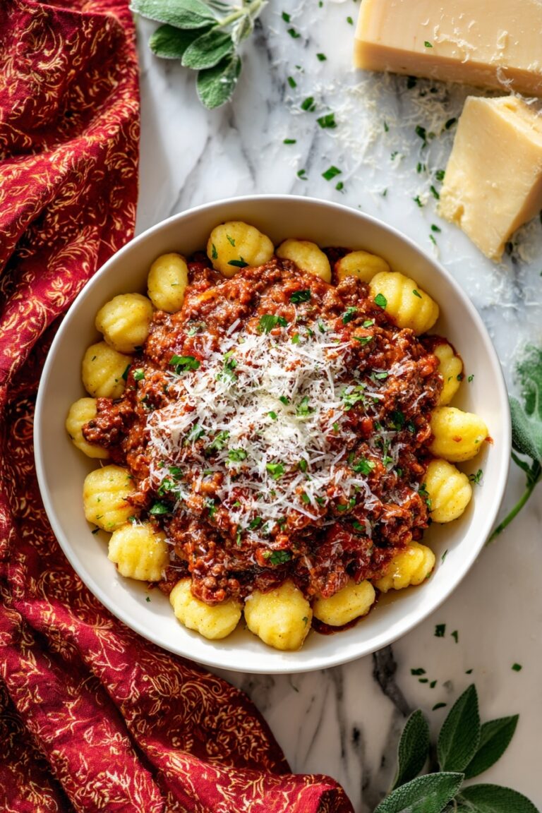 Gnocchi Bolognese Recipe