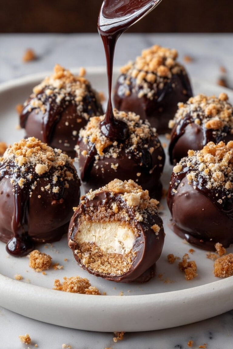 No-Bake Peanut Butter Cheesecake Balls Recipe