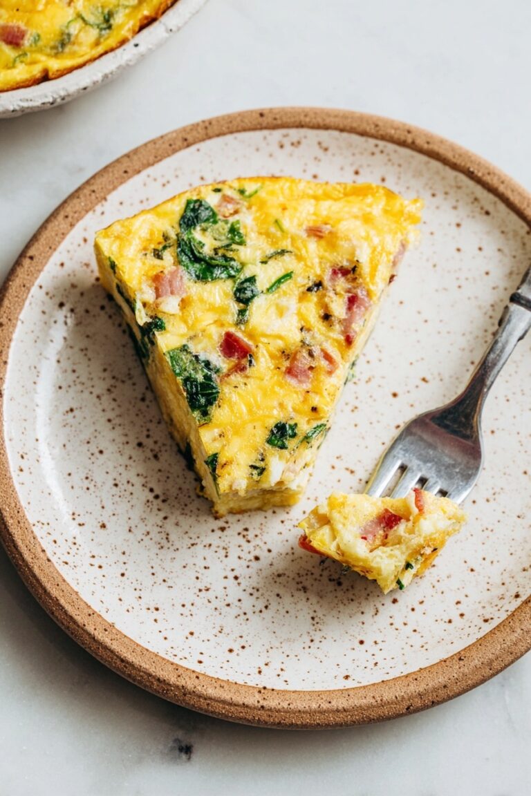 Potato Frittata with Spinach and Cheese Recipe