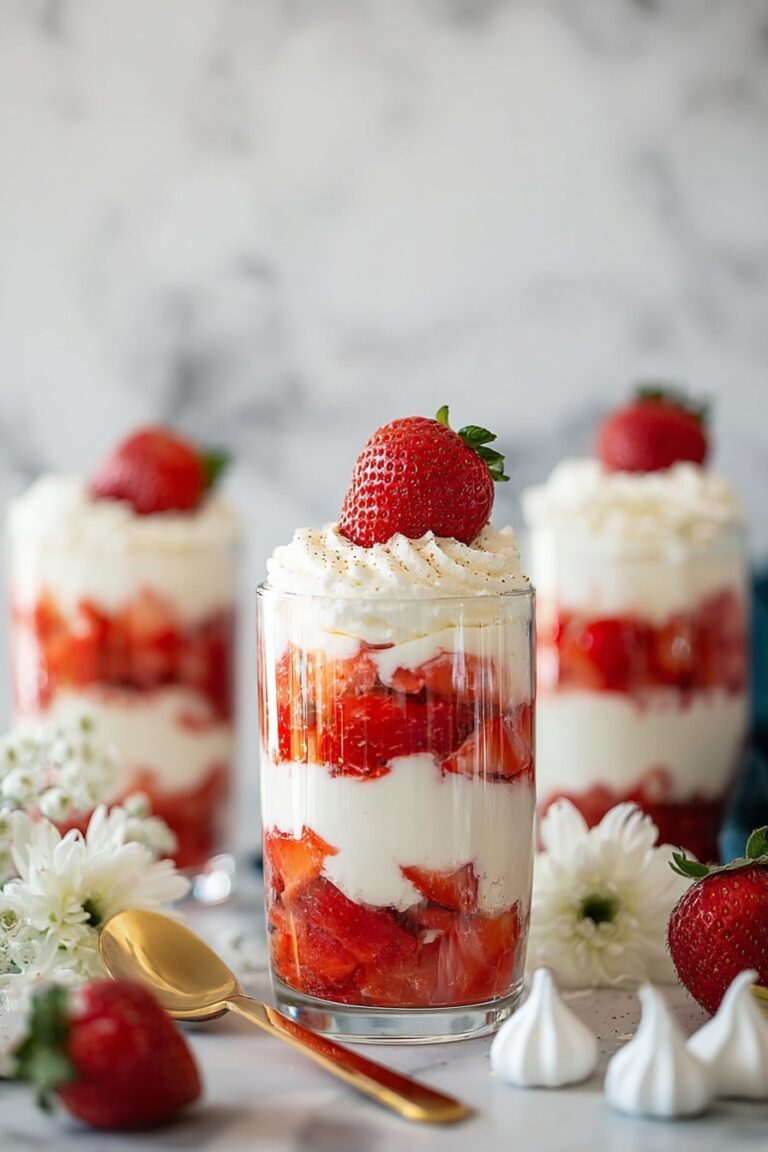Easy Strawberry Eton Mess with Meringue Recipe