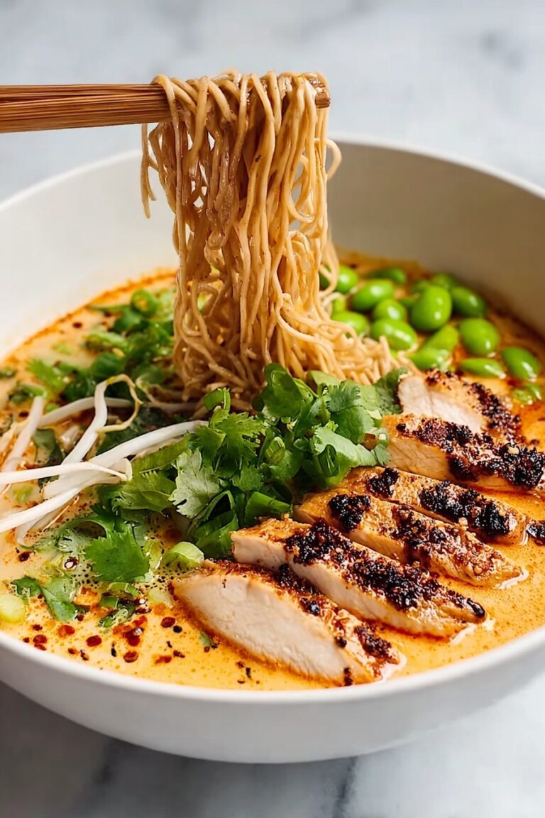 Creamy Sun-Dried Tomato Chicken Ramen Recipe