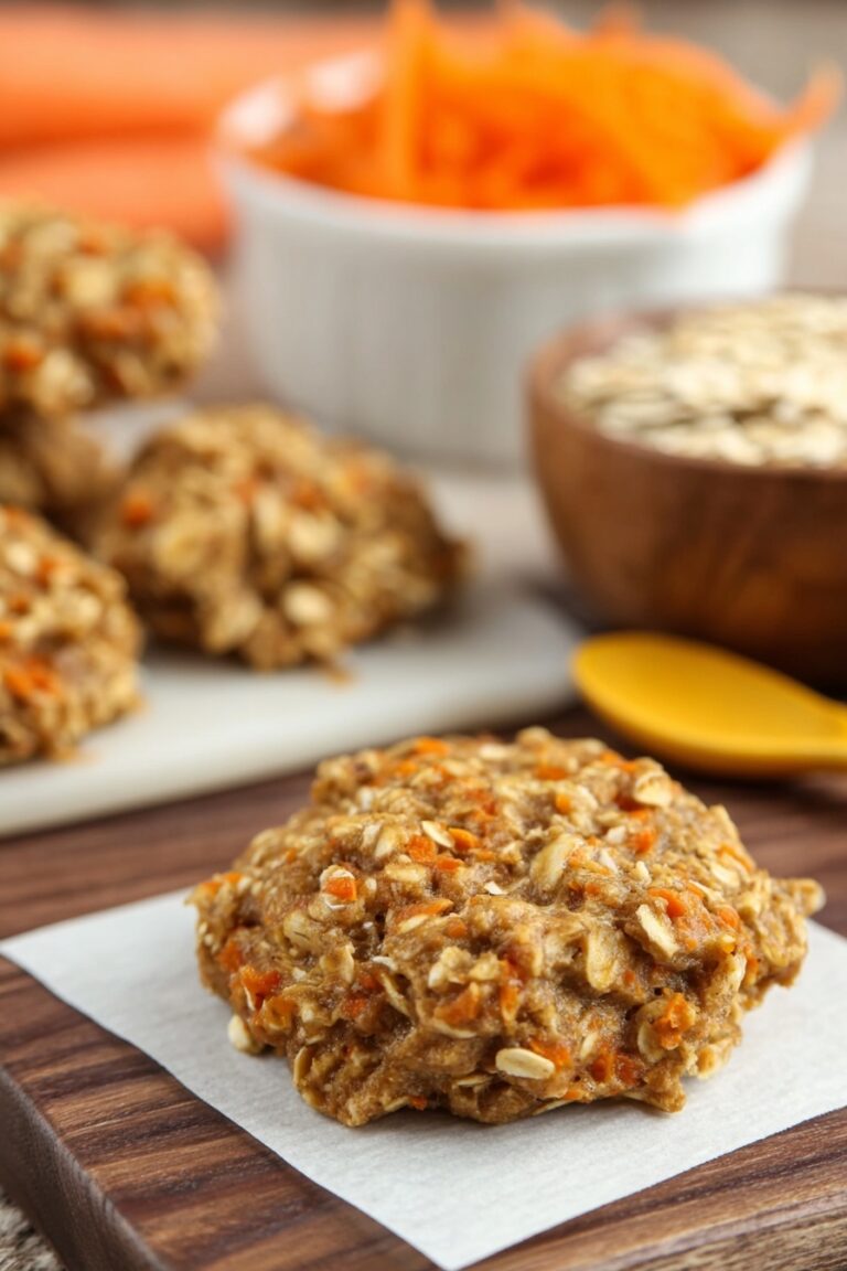 Healthy Carrot Oatmeal Cookies Recipe